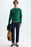 Pima cotton crew-neck sweater