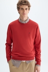 Pima cotton crew-neck sweater
