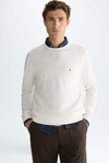 Origami pima cotton sweater