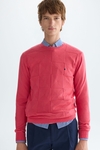 Origami pima cotton sweater