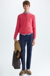 Origami pima cotton sweater