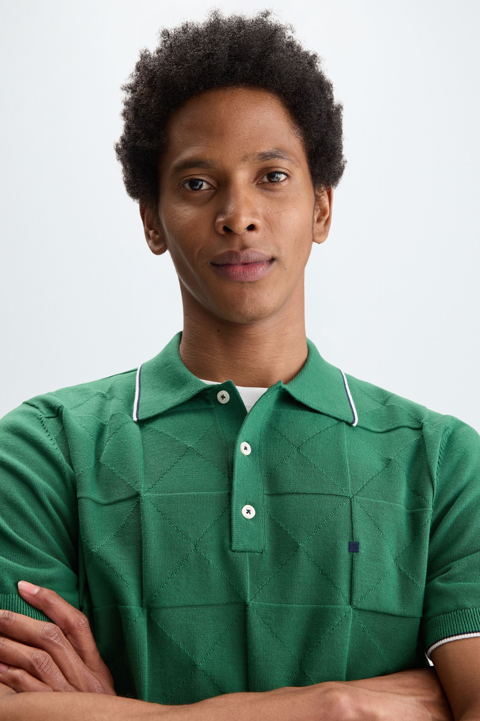 ORIMI ニットポロ　深水光太　着用 ours深水光太着用ORIMI destroy knit polo 【公式通販】