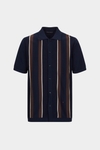 Striped knit shirt