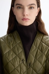 Detachable gilet Harris checks double-faced wool coat