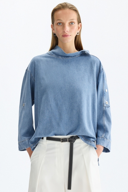 TENCEL OVERSIZE SHIRT