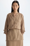 Gutenberg jacquard straight-fit shirt