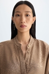 Gutenberg jacquard straight-fit shirt