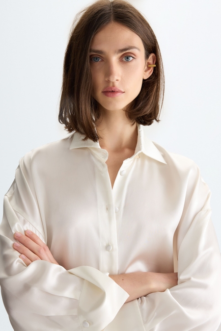 CAMISA OVERSIZE SEDA