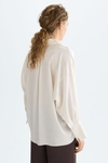 Silk oversize shirt