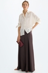 Silk oversize shirt