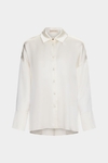 Silk oversize shirt