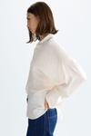Silk oversize shirt