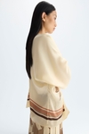 Gambito Gutenberg print twill fitted top