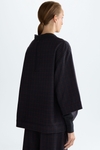 Cool Wool effect oversize blouse