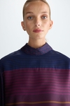 Milrayas print twill straight-fit blouse