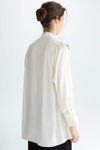 Pincelada Ocho print twill A-line shirt