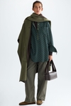 Jacquard oversize long shirt