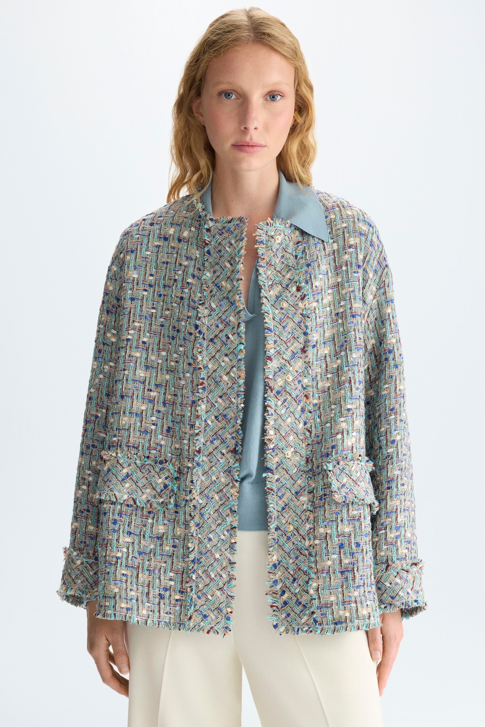 Woven oversize jacket