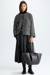 Tweed oversize short jacket