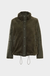 Chaquetón reversible efecto pelo nylon acolchado