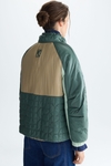 Bauhaus quilted nylon bomber coat
