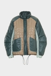 Bauhaus quilted nylon bomber coat