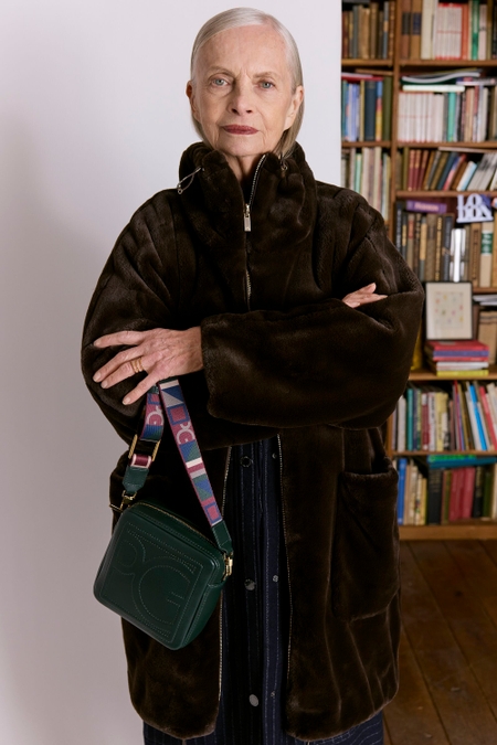 FAUX-FUR NYLON REVERSIBLE COAT