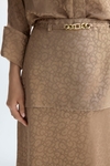 Falda evasé jacquard Gutenberg