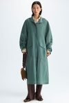Nylon oversize light trench coat