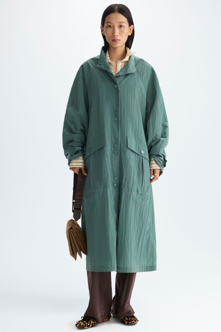 NYLON OVERSIZE LIGHT TRENCH COAT