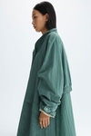 Nylon oversize light trench coat