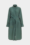 Nylon oversize light trench coat