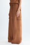 Linen wide-leg trousers