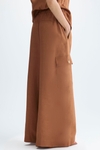Linen wide-leg trousers