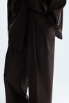 Cool wool straight-leg tailored trousers