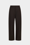 Cool wool-effect straight-leg tailored trousers