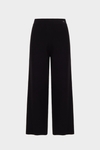 Double-faced stretch-knit straight-fit trousers