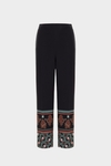 Africubo Ornamental print crepe wide-leg trousers