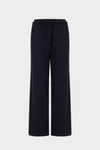 Pinstriped wool pyjama-style trousers