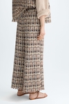 Tweed wide-leg trousers
