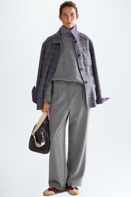 STRETCH-KNIT JOGGER TROUSERS