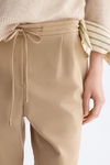 Stretch-knit jogger trousers