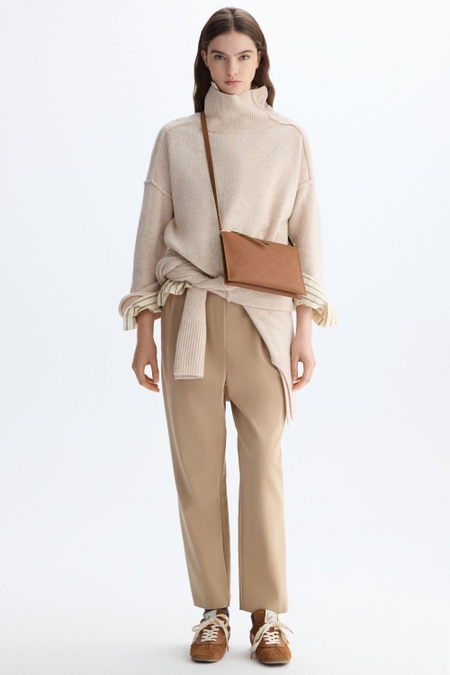 STRETCH-KNIT JOGGER TROUSERS