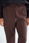 Stretch-knit jogger trousers