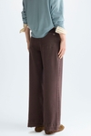 Cotton twill straight-leg trousers