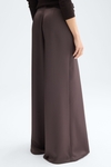 Satin wide-leg trousers