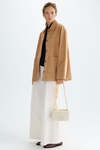 Suede oversize jacket