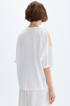 Print jersey oversize t-shirt