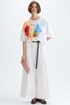 Print jersey oversize t-shirt