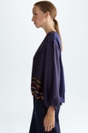 Milrayas print twill jersey oversize t-shirt